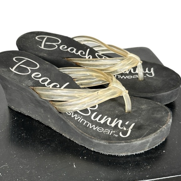 Beach Bunny Wedge Flip Flops - Picture 3 of 6